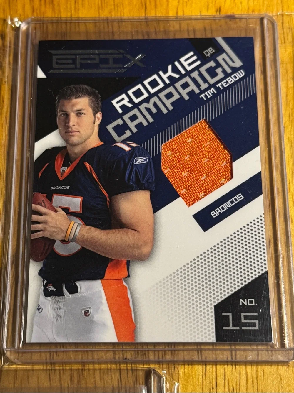 Tim Tebow Jersey Relic Rookie /499 /399 Broncos (lot of 3)